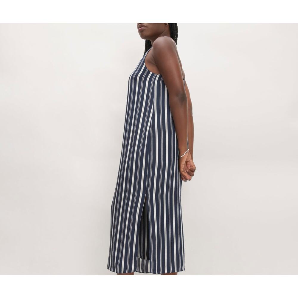 Everlane 'The Hammered' Naby Satin Slip Dress Size 2